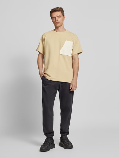 The North Face T-Shirt mit Brusttasche Modell 'TERRY' Beige 1