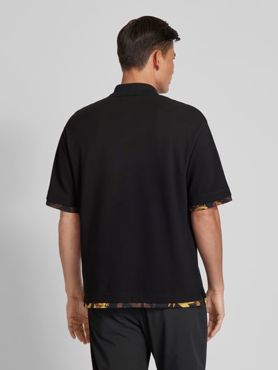 Versace Jeans Couture Poloshirt mit Label-Print Black 5