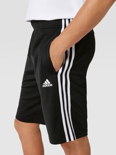 ADIDAS SPORTSWEAR Shorts mit Logo-Streifen Black 3