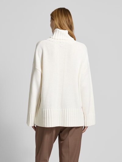 Barbour Strickpullover mit Rollkragen Modell 'Josephine' Offwhite 5