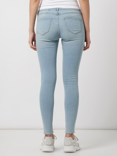 Review Jeansy o kroju Skinny Fit z dodatkiem streczu Jasnoniebieski 6