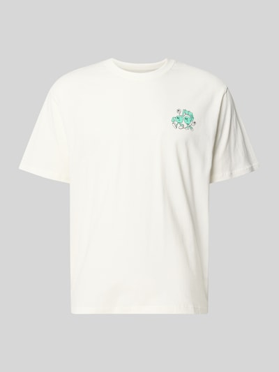 Produktfoto, T-Shirt mit Motiv-Print Modell 'VINTAGE CARTOON' van Jack & Jones, regular fit, witte katoen, ronde hals, heren