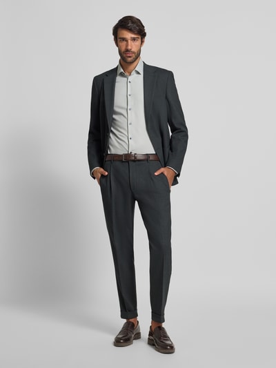 Strellson Marynarka do garnituru o kroju slim fit z dodatkiem wełny model ‘ARNDT’ Ciemnozielony 1