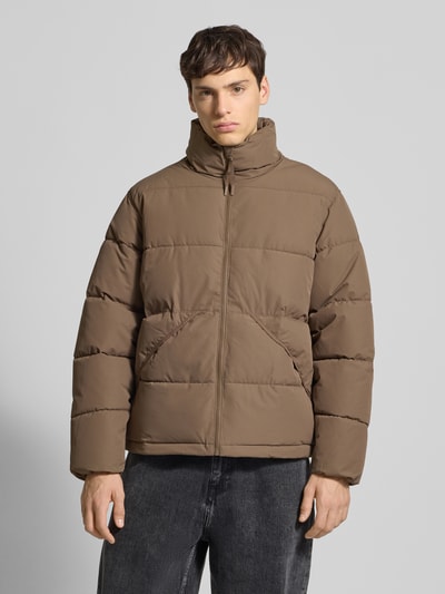 ONLY & SONS Regular Fit Puffer Jacket mit Stehkragen Modell 'PACK' Beige 4