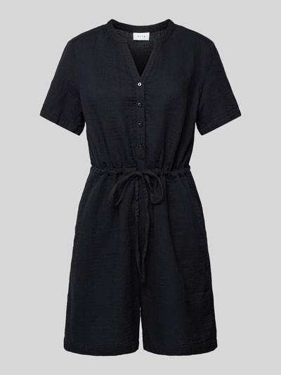 Vila Jumpsuit mit V-Ausschnitt Modell 'VILANIA' Black 2