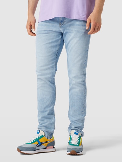 Calvin Klein Jeans Jeans in 5-pocketmodel, model 'TAPER' Jeansblauw - 4