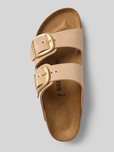 Birkenstock Sandaletten aus Leder mit Dornschließen Beige 3