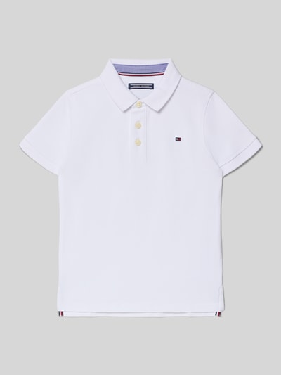 Tommy Hilfiger Kids Poloshirt aus Organic Cotton Weiss 1