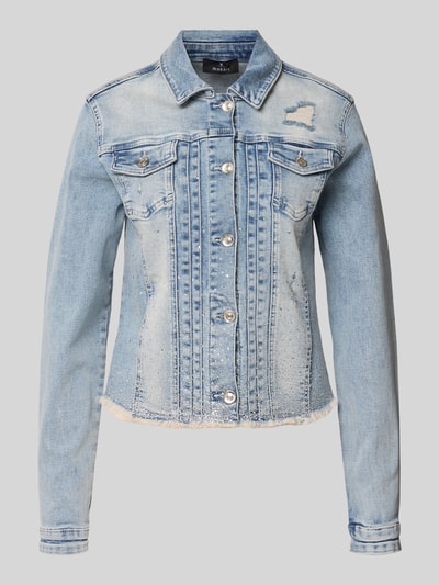 monari Jeansjacke im Destroyed-Look Jeansblau 2