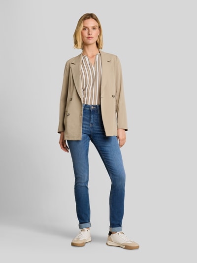 Tom Tailor tapered fit jeans van katoenmix model 'MAYA' Blauw - 1