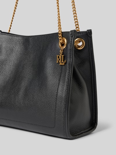 Lauren Ralph Lauren Handtasche mit Label-Applikation und Schulterriemen Black 3