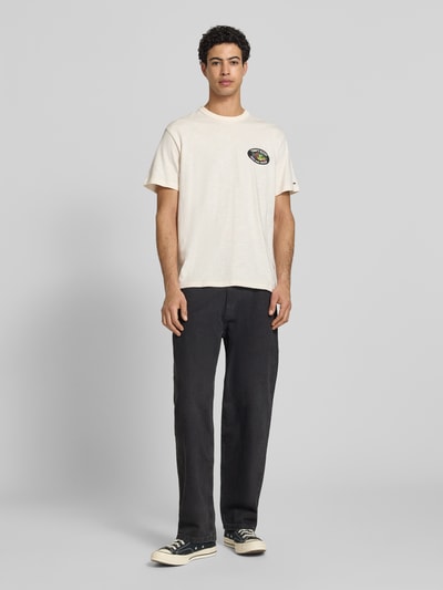 Tommy Jeans relaxed fit T-shirt van puur katoen Offwhite - 1