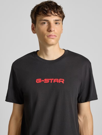 G-Star Raw T-Shirt mit Label-Print Black 3