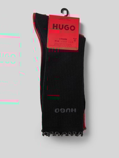 HUGO Sokken van katoenmix in een set van 2 paar Rood - 3