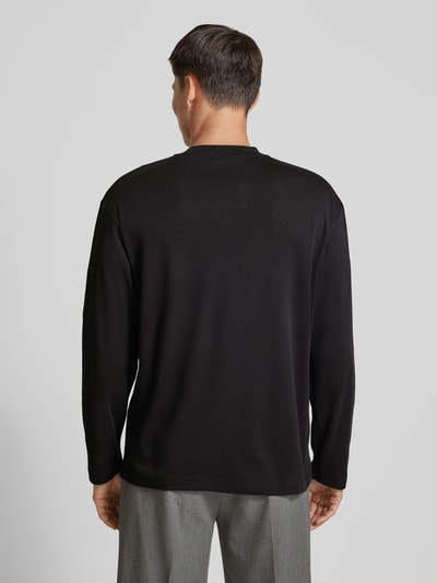 SELECTED HOMME Relaxed Fit Longsleeve mit Stehkragen Modell 'DANI' Black 5