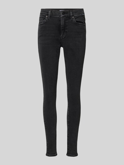 Armedangels Skinny fit jeans van katoenmix, model 'TILLAA' Antraciet - 2