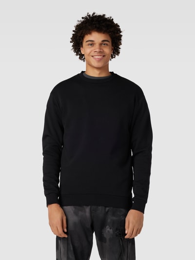 Jack & Jones Bluza z okrągłym dekoltem model ‘BRADLEY’ Czarny 4