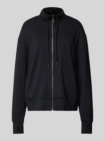 Hanro Sweatjacke mit Reißverschluss Modell 'Balance' Black 2