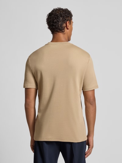Casual Friday T-shirt van puur katoen, model 'NILO' Beige - 5