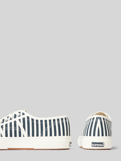 Superga Sneakers met streepmotief en labeldetail Marineblauw - 2