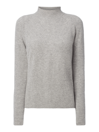 Jake*s Casual Pullover aus Kaschmir mit Raglanärmeln Silber Melange 2