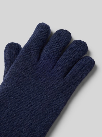 Barbour Handschuhe aus Woll-Mix mit Rippbündchen Mittelgrau 3
