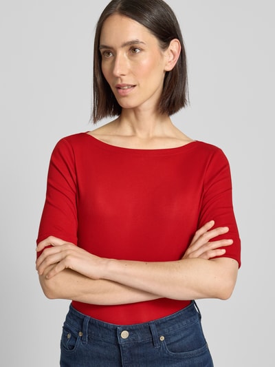 Lauren Ralph Lauren T-Shirt mit Rundhalsausschnitt Modell 'JUDY' Rot 3