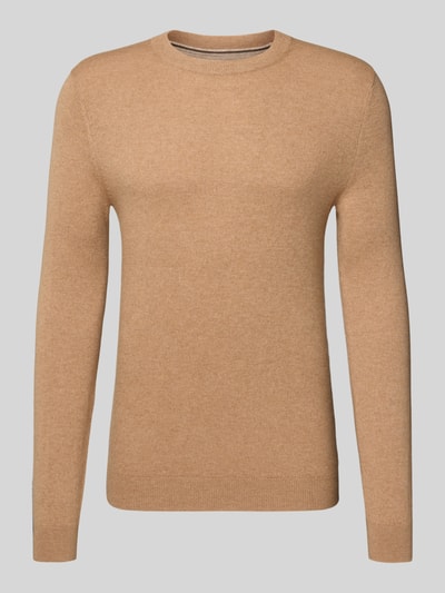 MCNEAL Gebreide pullover van wolmix met kasjmier Camel gemêleerd - 2