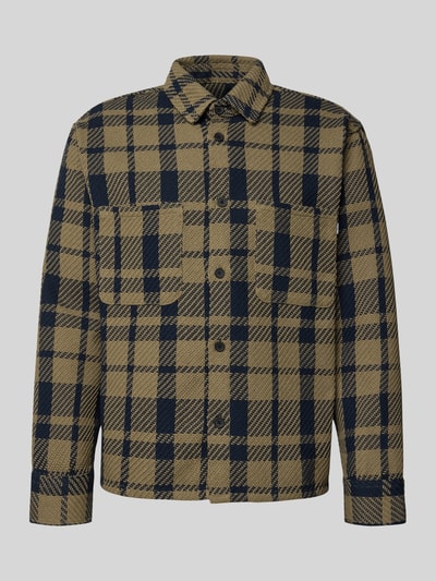 REVIEW Regular fit vrijetijdsoverhemd met borstzakken Olijfgroen - 2