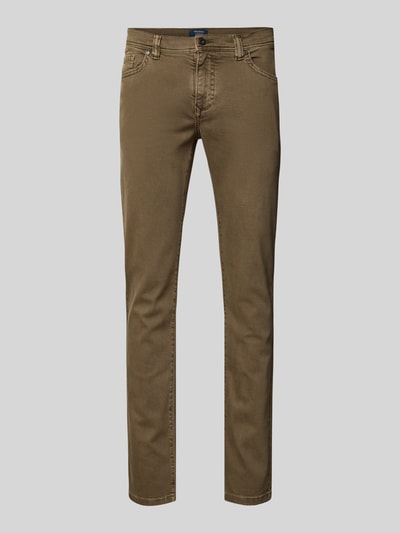 MCNEAL Slim Fit Jeans im 5-Pocket-Design Schlamm 2