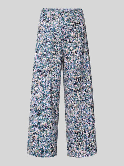 Vila Culotte met all-over motief, model 'JIA' Blauw - 2