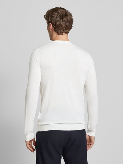 Roy Robson Gebreide pullover met ronde hals Offwhite - 5