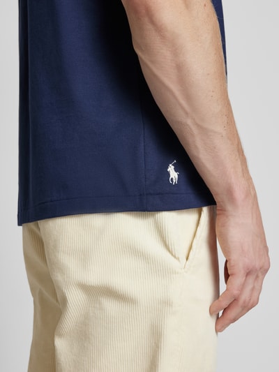 Polo Ralph Lauren T-shirt z detalem z logo Granatowy 3