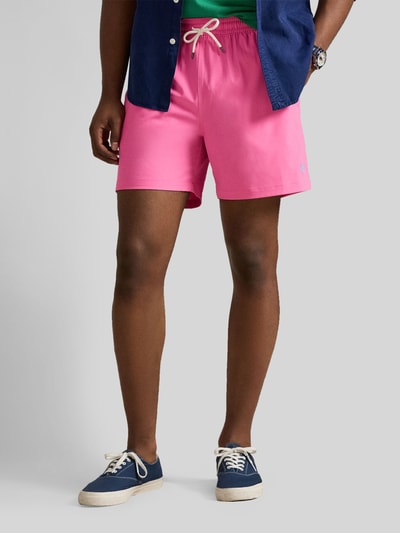 Polo Ralph Lauren Underwear Badeshorts mit Logo-Stitching Modell 'TRAVELER' Pink 4