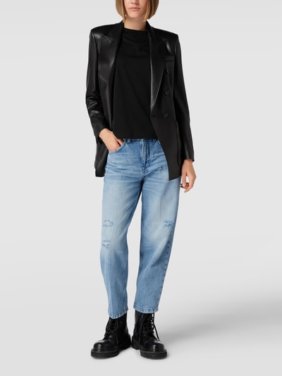 BOSS Blazer in Leder-Optik Modell 'Jatera2' Schwarz 1