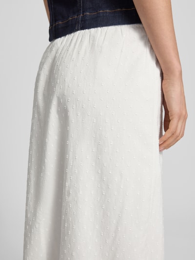 VERO MODA Uitlopende maxi-rok van puur katoen model 'TRINE' Wit - 3
