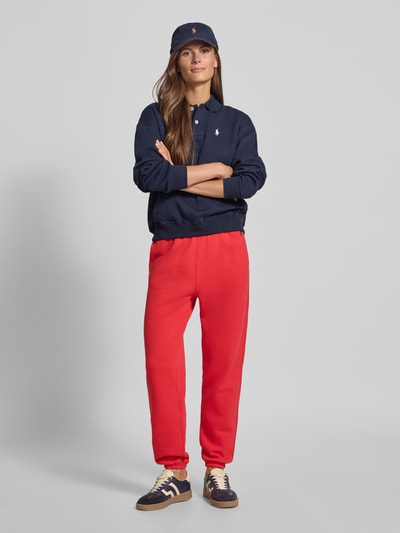 Polo Ralph Lauren Spodnie dresowe z elastycznym ściągaczem Czerwony 1