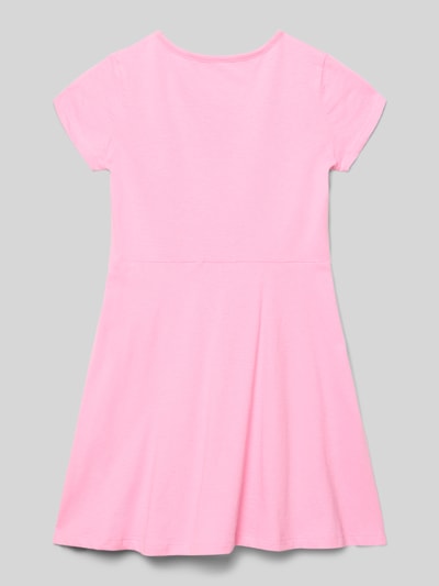 Productfoto, Regular Fit jurk met logoprint van GAP voor kinderen van puur katoen, getailleerd, korte mouw, ruglengte maat 116: 62 cm