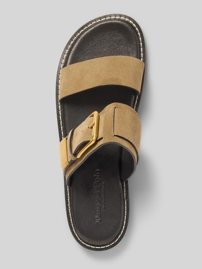 Marc O'Polo Slippers van stijlvol suède Steengrijs - 3