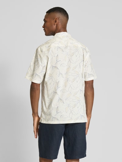 Fynch-Hatton Relaxed Fit Freizeithemd mit 1/2-Arm Modell 'The Beach' Offwhite 5