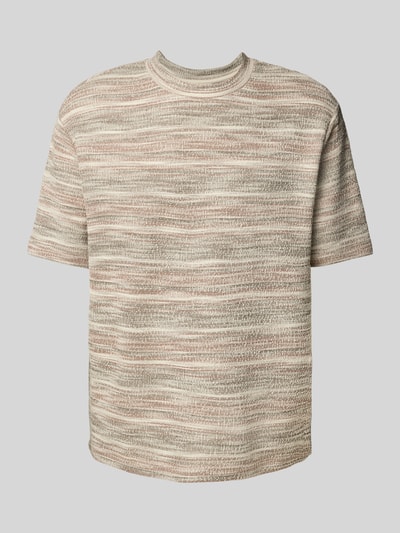 MCNEAL T-Shirt mit Strukturmuster Sand 2
