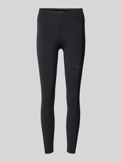 BORN LIVING YOGA Skinny fit legging met labelprint, model 'Nara' Zwart - 1