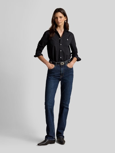 Polo Ralph Lauren Hemdbluse mit durchgehender Knopfleiste Black 1
