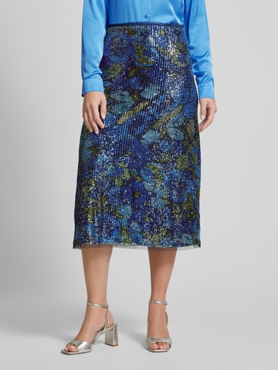 Milano Italy Midirok met pailletten Blauw - 4