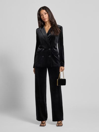 Jake*s Collection Stoffhose mit Gesäßtaschen Black 1