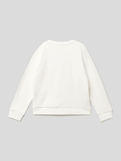 Mango Sweatshirt mit Motiv-Print Modell 'minnie' Offwhite 3