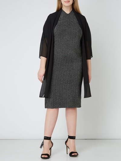 Persona by Marina Rinaldi Bolerko PLUS SIZE z szyfonu Czarny 1