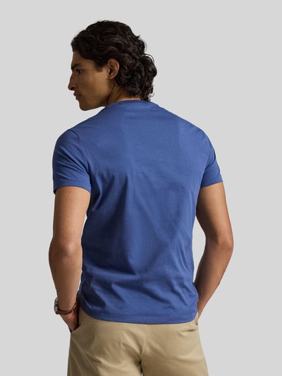Polo Ralph Lauren Regular Fit T-Shirt aus reiner Baumwolle Blau 5