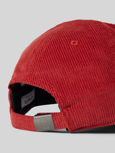 Carhartt Work In Progress Basecap mit Label-Stitching Modell 'HARLEM' Bordeaux 3