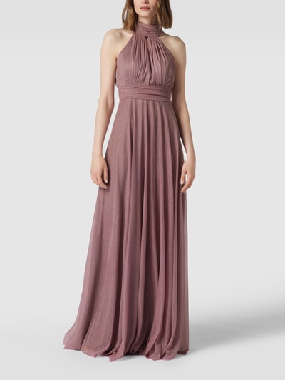 TROYDEN COLLECTION Abendkleid mit amerikanischem Ausschnitt Mauve 1